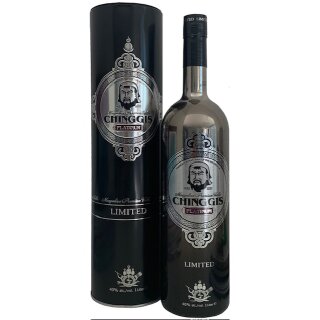 Chinggis Platinum  Limited Edition  Wodka 1,0 Liter Geschenkbox
