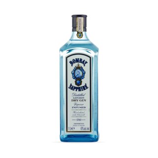 Bombay Sapphire London Dry Gin 47% 1,0 Liter